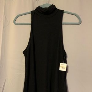 Black Thin turtle neck- sleeveless